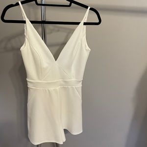 Cute white romper